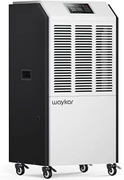 Waykar 155 Pints Commercial Dehumidifier With Drain Hose Industrial Dehumidifier With A 1.32 Gallons Water Tank In Large Space Up To 8000 Sq. Ft For Warehouse Basements Whole House Moisture Remove -Solo Stoves Shop 41OFd90hHaL. AC 1