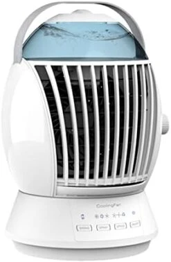 Sarkoyar Air Cooling Fan Wide Range Mini Fine Mist Humidification Air Conditioning Fan For Indoor -Solo Stoves Shop 41OOfcRSg L. AC