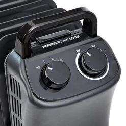 Amazon Basics Portable Radiator Heater With 7 Wavy Fins, Manual Control, Black, 1500W, 13.1 X 26.3 X 9.8 In 9 Amazon Basics Portable Radiator Heater With 7 Wavy Fins, Manual Control, Black, 1500W, 13.1 X 26.3 X 9.8 In -Solo Stoves Shop 41ObP7oeWfL