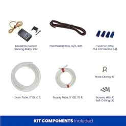 AprilAire 700M 18-gal. Whole-House Fan Powered Evaporative Humidifier With Manual Control For Up To 5,300 Sq. Ft. + AprilAire Model 5845 Humidifier Installation Kit -Solo Stoves Shop 41OmHXTPRzL