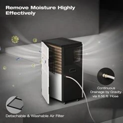 Waykar 296 Pint Large Commercial Dehumidifier For Basement, Industrial And Job Site Space Up To 8000 Sq. Ft -Intelligent Touch Control -Solo Stoves Shop 41PKQYHjGnL