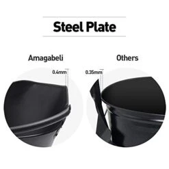Amagabeli Garden Home Bucket For Fireplace Assembled Pellet Stove Indoor And Outdoor Hot Ashes Carrier Container Black Fireside Fuel Can Sturdy Fire Place Burning Wood Holder Hearth Tools 8 Amagabeli Garden Home Bucket For Fireplace Assembled Pellet Stove Indoor And Outdoor Hot Ashes Carrier Container Black Fireside Fuel Can Sturdy Fire Place Burning Wood Holder Hearth Tools -Solo Stoves Shop 41QCryekorL