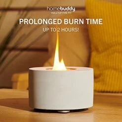 HomeBuddy Table Top Fire Pit Bowl - Tabletop Fire Pit, Long Burning Mini Fire Pit, Indoor Fireplace For Patio - Tabletop Fireplace - Fire Bowl With 50pcs. Marshmallow Sticks And Extinguisher -Solo Stoves Shop 41QgMLnmhiS