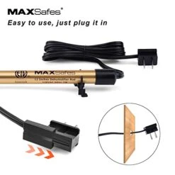 MAXSafes Gun Safe Dehumidifier Rod, Dry Golden Rod - Easy Installation Plug-in Electric Dehumidifier Eliminates Moisture For Gun Safes & Cabinets, ETL Approved, 12in 10 MAXSafes Gun Safe Dehumidifier Rod, Dry Golden Rod - Easy Installation Plug-in Electric Dehumidifier Eliminates Moisture For Gun Safes & Cabinets, ETL Approved, 12in -Solo Stoves Shop 41RusNVVc9L