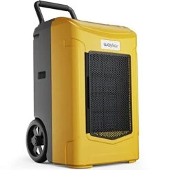 Waykar Large Commercial Grade 180 Pint Dehumidifier With Drain Hose - Built-In Pump, With Handle And Washable Filter - 24 Hr Timer Ideal For Large Basements, Industrial Or Commercial Spaces And Job Sites Up To 7000 Sq. Ft