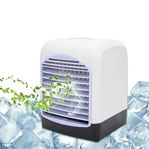 Portable Air Conditioner, Supports USB Charging Mini Personal Space Air Cooler Fragrance Diffuser Air Conditioner With 3 Speeds, For Bedroom, Home, Office, Camping 1 Portable Air Conditioner, Supports USB Charging Mini Personal Space Air Cooler Fragrance Diffuser Air Conditioner With 3 Speeds, For Bedroom, Home, Office, Camping