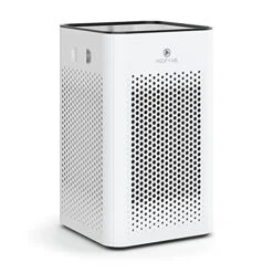 Medify Air MA-25 Air Purifier With H13 True HEPA Filter | 500 Sq Ft Coverage | For Allergens, Wildfire Smoke, Dust, Odors, Pollen, Pet Dander | Quiet 99.7% Removal To 0.1 Microns | White, 1-Pack