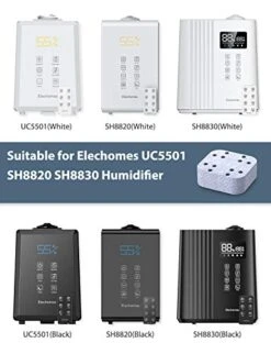 Elechomes Mineral Absorption Pad Suitable For Elechomes UC5501, SH8820, SH8830 Humidifiers, 10 Pack