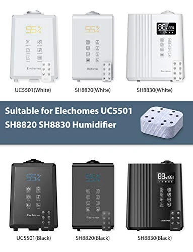 Elechomes Mineral Absorption Pad Suitable For Elechomes UC5501, SH8820, SH8830 Humidifiers, 10 Pack 1 Elechomes Mineral Absorption Pad Suitable For Elechomes UC5501, SH8820, SH8830 Humidifiers, 10 Pack