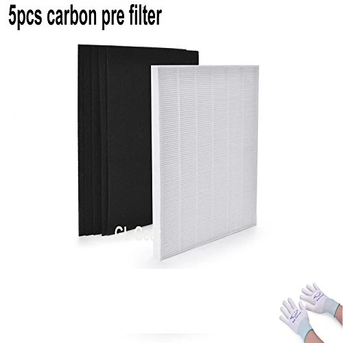 Gulongome Replacement True Hepa Filter + 5 Carbon Pre Filter Or Winix 115115,Compatible With WAC5300, WAC5500, WAC6300, 5000, 5000b, 5300, 5500 Air Purifier 1 Gulongome Replacement True Hepa Filter + 5 Carbon Pre Filter Or Winix 115115,Compatible With WAC5300, WAC5500, WAC6300, 5000, 5000b, 5300, 5500 Air Purifier