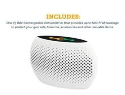 SnapSafe Rechargeable Dehumidifier Large, 75901 - Portable Moisture Absorbers For Gun Safes & Cabinets, Closets, & Pantries-Prevent Moisture Damage For Gun Safe Accessories, Firearms In Your Gun Vault -Solo Stoves Shop 41UHAprXmfL
