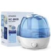 Rbioko® 2.6L Cool Mist Humidifiers For Bedroom Whisper Quiet, Ultrasonic Vaporizer For Baby & Nursery, Indoor Plants & Whole House -Adjustable 360 Rotation Nozzle, Easy To Clean, Auto-Shut Off