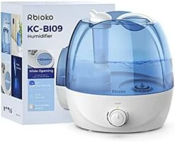 Rbioko® 2.6L Cool Mist Humidifiers For Bedroom Whisper Quiet, Ultrasonic Vaporizer For Baby & Nursery, Indoor Plants & Whole House -Adjustable 360 Rotation Nozzle, Easy To Clean, Auto-Shut Off 11 Rbioko® 2.6L Cool Mist Humidifiers For Bedroom Whisper Quiet, Ultrasonic Vaporizer For Baby & Nursery, Indoor Plants & Whole House -Adjustable 360 Rotation Nozzle, Easy To Clean, Auto-Shut Off -Solo Stoves Shop 41UU5UvHvBL. AC