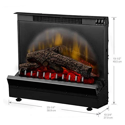 Dimplex DFI Series 23" Standard Log Set Electric Fireplace Insert (Model: DFI2309), 4692 BTU, 120 Volt, 1375 Watt, Black 3 Dimplex DFI Series 23" Standard Log Set Electric Fireplace Insert (Model: DFI2309), 4692 BTU, 120 Volt, 1375 Watt, Black - Image 3