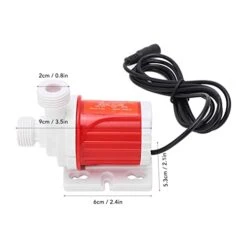 Mini Submersible Water Pump, Brushless Circulating Water Pump Silent Mini Submersible Household Pump DC12V 10W 3.3Meter Lift For Aquarium Fish Tank, Pond, Fountain -Solo Stoves Shop 41WkqFe1sDL
