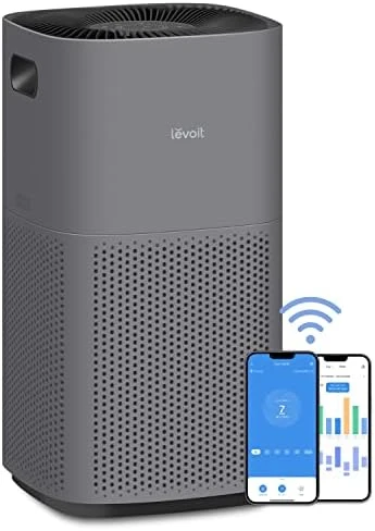 LEVOIT Air Purifiers For Home Large Room Up To 1980 Ft² In 1 Hr With Air Quality Monitor, Smart WiFi And Auto Mode, HEPA Filter Captures Pet Allergies, Smoke, Dust, Pollen, Core 400S, White 6 LEVOIT Air Purifiers For Home Large Room Up To 1980 Ft² In 1 Hr With Air Quality Monitor, Smart WiFi And Auto Mode, HEPA Filter Captures Pet Allergies, Smoke, Dust, Pollen, Core 400S, White - Image 6