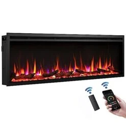 LegendFlame Austin In Wall Recessed & Wall Mounted Electric Fireplace (60")