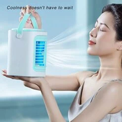 Demeras Air Conditioning Fan, USB 3 Gear Air Conditioning Cooler For Home -Solo Stoves Shop 41YwKTCY5kL