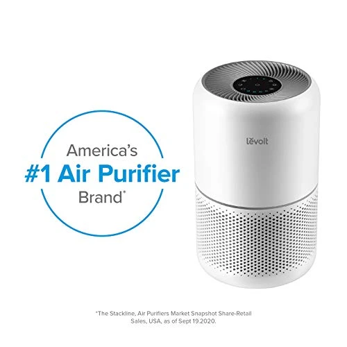 LEVOIT Air Purifier For Home Allergies Pets Hair In Bedroom, HEPA Filter, Covers Up To 1095 Sq.Foot Powered By 33W High Torque Motor, Remove Dust Smoke, 0.3 Microns, White, 2 Pack 2 LEVOIT Air Purifier For Home Allergies Pets Hair In Bedroom, HEPA Filter, Covers Up To 1095 Sq.Foot Powered By 33W High Torque Motor, Remove Dust Smoke, 0.3 Microns, White, 2 Pack - Image 2