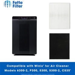 Fette Filter - 115115 Premium True HEPA H13 Filter Compatible With Winix Filter A 115115 Size 21 Plasma Wave Air Purifier AM90 P300 5300 5500 5300-2 6300-2 6300 C909 9800 C535 2 + 8 Pack 10 Fette Filter - 115115 Premium True HEPA H13 Filter Compatible With Winix Filter A 115115 Size 21 Plasma Wave Air Purifier AM90 P300 5300 5500 5300-2 6300-2 6300 C909 9800 C535 2 + 8 Pack -Solo Stoves Shop 41a1wFmyvhL