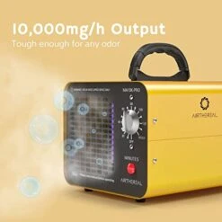 Airthereal MA10K-PRO Ozone Generator 10000 Mg/h High Capacity O3 Machine, Home Ionizer Odor Remover, Yellow 11 Airthereal MA10K-PRO Ozone Generator 10000 Mg/h High Capacity O3 Machine, Home Ionizer Odor Remover, Yellow -Solo Stoves Shop 41ab7nHZPdL