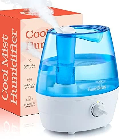 Cool Mist Humidifiers For Bedroom - 2.2L Water Tank, Baby, Office, Quiet Ultrasonic Air Vaporizer, Adjustable Mist Level, 360 Nozzle Rotation, Auto-Shut Off, Large Area Humidifier Easy Fill And Clean 5 Cool Mist Humidifiers For Bedroom - 2.2L Water Tank, Baby, Office, Quiet Ultrasonic Air Vaporizer, Adjustable Mist Level, 360 Nozzle Rotation, Auto-Shut Off, Large Area Humidifier Easy Fill And Clean - Image 5