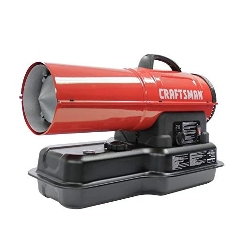 Craftsman CMXEHAO80FAK Forced Air Kerosene Heater, Red 1 Craftsman CMXEHAO80FAK Forced Air Kerosene Heater, Red