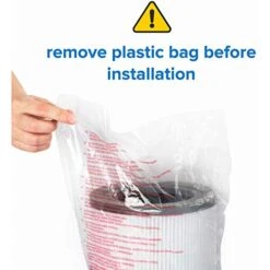 LEVOIT Vista 200 Air Purifier Replacement Filter, 3-in-1 HEPA, High-Efficiency Activated Carbon, Vista200-RF, 2 Pack, Black -Solo Stoves Shop 41ci03syW1L