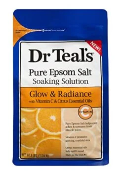 Dr Teal's Salt Bath Variety Gift Set (4 Pack, 3lbs Ea.) - Glow & Radiance Vitamin C & Citrus, Soothe & Sleep Lavender - Pure Epsom Salt & Essential Oils Nourish Skin & Promote Better Sleep 5 Dr Teal's Salt Bath Variety Gift Set (4 Pack, 3lbs Ea.) - Glow & Radiance Vitamin C & Citrus, Soothe & Sleep Lavender - Pure Epsom Salt & Essential Oils Nourish Skin & Promote Better Sleep -Solo Stoves Shop 41clLw7PgFL