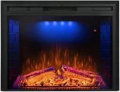Benrocks 36'' Electric Fireplace Inserts, Recessed & Built In Wall Electric Fireplace Heater With Fire Crackling Sound, Adjustable Top Light & Flame Speed, Overheating Protection, 750/1500W Black 24 Benrocks 36'' Electric Fireplace Inserts, Recessed & Built In Wall Electric Fireplace Heater With Fire Crackling Sound, Adjustable Top Light & Flame Speed, Overheating Protection, 750/1500W Black -Solo Stoves Shop 41dBE2jpMwL. AC
