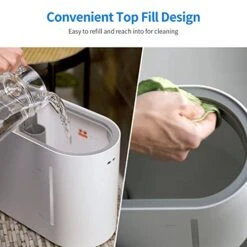 Cool Mist Humidifiers For Bedroom (4.3L), AIRROBO Quiet Top Fill Ultrasonic Humidifiers For Babies Nursery, Office, Indoor Plants -Lasts Up To 40 Hours, Filterless, 360° Rotation Nozzle, Auto Shut-Off -Solo Stoves Shop 41dyWkjt4cL