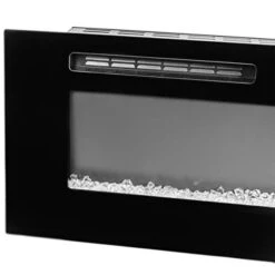 XtremepowerUS 60" Large Recessed Electric Fireplace Wall Mounted Electric Insert Heater Fireplace Color Flame Remote Control, 1500W -Solo Stoves Shop 41eFobKPOOL