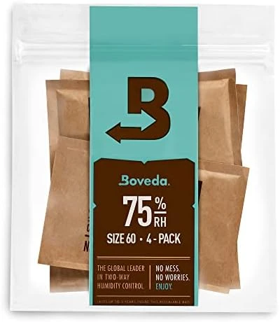 Boveda 72% Two-Way Humidity Control Packs For Wood Humidifier Boxes – Size 60 – 4 Pack – Moisture Absorbers – Humidifier Packs – Hydration Packets In Resealable Bag 11 Boveda 72% Two-Way Humidity Control Packs For Wood Humidifier Boxes – Size 60 – 4 Pack – Moisture Absorbers – Humidifier Packs – Hydration Packets In Resealable Bag - Image 11