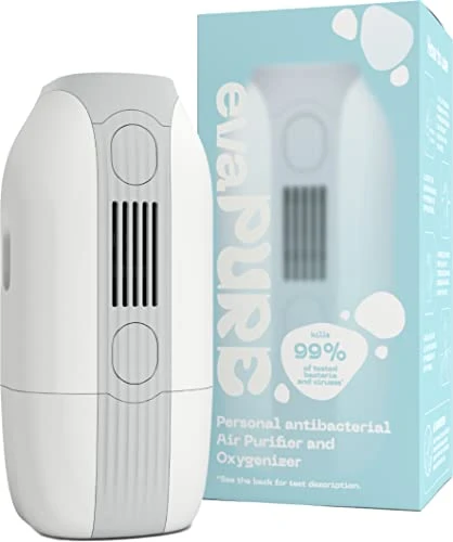 Evapolar EvaPure Mini Portable Air Purifier Without HEPA Filter - Easy To Refill Rechargable Personal Air Cleaner For Desktop - Perfectly Fits The Hand, Car & Stroller Cup Holders 1 Evapolar EvaPure Mini Portable Air Purifier Without HEPA Filter - Easy To Refill Rechargable Personal Air Cleaner For Desktop - Perfectly Fits The Hand, Car & Stroller Cup Holders