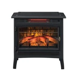 Duraflame Electric Infrared Quartz Fireplace Stove With 3D Flame Effect, Black -Solo Stoves Shop 41eqZylG5BL