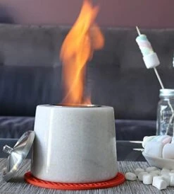 Tabletop Fire Pit. Upgraded Original Marble Portable Tabletop Fireplace With A Lid & A Mat. Indoor Fire Pit Burning Bowl For Table, Mini Fire Pit Used Indoor & Outdoor. Enjoy Our Portable Fireplace. -Solo Stoves Shop 41fYXtYXVdL. AC