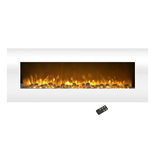 Northwest Electric Fireplace With Remote, 50", White 2 Northwest Electric Fireplace With Remote, 50", White - Image 2