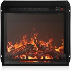 BELLEZE 18" Electric Fireplace Insert, Recessed Fireplace Heater With Remote Control, Indoor Fireplace Heater With Adjustable Brightness, Timer, Automatic Temperature Control, Black 11 BELLEZE 18" Electric Fireplace Insert, Recessed Fireplace Heater With Remote Control, Indoor Fireplace Heater With Adjustable Brightness, Timer, Automatic Temperature Control, Black -Solo Stoves Shop 41g58MnYrL. AC