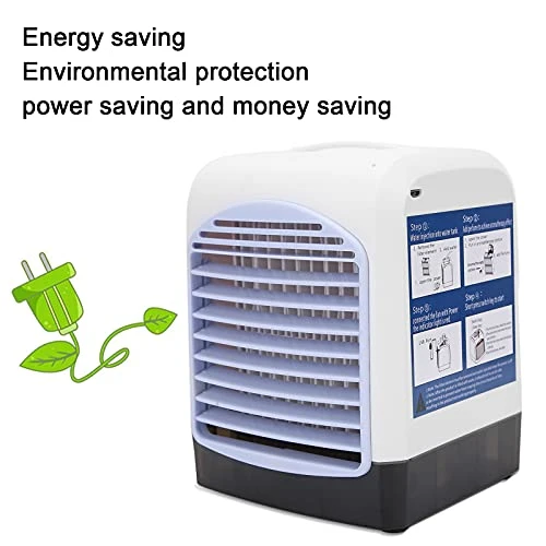 Portable Air Conditioner, Supports USB Charging Mini Personal Space Air Cooler Fragrance Diffuser Air Conditioner With 3 Speeds, For Bedroom, Home, Office, Camping 5 Portable Air Conditioner, Supports USB Charging Mini Personal Space Air Cooler Fragrance Diffuser Air Conditioner With 3 Speeds, For Bedroom, Home, Office, Camping - Image 5