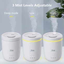 GOLDFOX Humidifiers For Bedroom, 28dB Quiet Humidifiers For Baby, 2.2L Cool Mist Humidifiers With Night Light, Air Humidifier For Plants, Humidifier For Home, Last Up To 36H Worktime, Auto-Shut Off -Solo Stoves Shop 41hmGybsd2L