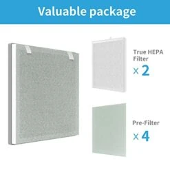 GoKBNY Vital 100 True HEPA Replacement Filter Compatible With LEVOIT Vital 100 Air Purifier, Part Number Vital 100-RF, Two(2) 3-In-1 HEPA Filters + Four(4) Extra Pre-Filters 11 GoKBNY Vital 100 True HEPA Replacement Filter Compatible With LEVOIT Vital 100 Air Purifier, Part Number Vital 100-RF, Two(2) 3-In-1 HEPA Filters + Four(4) Extra Pre-Filters -Solo Stoves Shop 41iZK2yASTL
