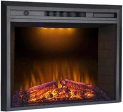 Valuxhome Electric Fireplace, 36 Inches Fireplace Insert With Overheating Protection, Fire Crackling Sound, Remote Control, 750/1500W, Black -Solo Stoves Shop 41jQJzsMRDL. AC