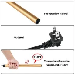 Briidea Safe Dehumidifier Rod, Rod Reducing Humidity With Easy Installation And Plug Cord Easily Threading Through Safe's Hole, 12/16/24 Inches Effective Coverage Up To 100/150/300 Ft³ -Solo Stoves Shop 41jVvvcpFyL
