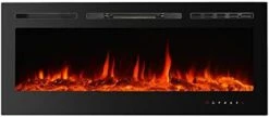 CharaVector Electric Fireplaces-60 Inch-Recessed And Wall Mounted Fireplace- Insert Heater LED Fire Place-Remote Control & Touch Screen -Solo Stoves Shop 41kDeAcQ8bL. AC