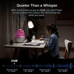 LEVOIT Humidifiers For Bedroom Large Room (2.4L Water Tank), Cool Mist For Home Whole House, Adjustable 360° Rotation Nozzle, Ultrasonic, Auto Shutoff, Night Light, BPA-Free, Pink 10 LEVOIT Humidifiers For Bedroom Large Room (2.4L Water Tank), Cool Mist For Home Whole House, Adjustable 360° Rotation Nozzle, Ultrasonic, Auto Shutoff, Night Light, BPA-Free, Pink -Solo Stoves Shop 41kaGskiBfL
