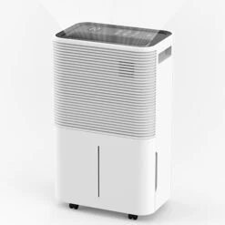 FREE VILLAGE Dehumidifier, 45 Pint (50 Pint Under 90°F/90% RH) Dehumidifiers For Home Up to 3500 Sq. Ft, Digital Control Panel, Auto Drainage, 24 Hr Timer, Dehumidifier For Basement, Bathroom, Bedroom -Solo Stoves Shop 41ln89F6N9L. AC
