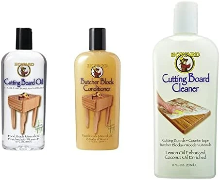 HOWARD Butcher Block Conditioner And Cutting Board Oil, Food Grade Conditioner And Oil, Great For Wooden Bowls And Utensils, Re Hydrate Your Cutting Blocks, 12 Fl Oz (Pack Of 1) 2 HOWARD Butcher Block Conditioner And Cutting Board Oil, Food Grade Conditioner And Oil, Great For Wooden Bowls And Utensils, Re Hydrate Your Cutting Blocks, 12 Fl Oz (Pack Of 1) - Image 2