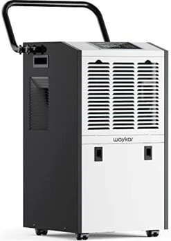 Waykar 155 Pints Commercial Dehumidifier With Drain Hose Industrial Dehumidifier With A 1.32 Gallons Water Tank In Large Space Up To 8000 Sq. Ft For Warehouse Basements Whole House Moisture Remove -Solo Stoves Shop 41mSeOPwZgL. AC