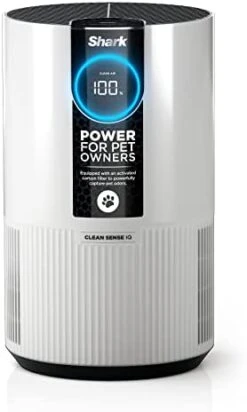 Shark HP102PET Clean Sense Air Purifier For Home, Allergies, Pet Hair, HEPA Filter, 500 Sq Ft, Small Room, Bedroom, Captures 99.98% Of Particles, Pet Dander, Fur, Allergens & Odor, Portable, White 14 Shark HP102PET Clean Sense Air Purifier For Home, Allergies, Pet Hair, HEPA Filter, 500 Sq Ft, Small Room, Bedroom, Captures 99.98% Of Particles, Pet Dander, Fur, Allergens & Odor, Portable, White -Solo Stoves Shop 41meF0sDVvL. AC