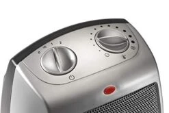 Lasko Ceramic Adjustable Thermostat Space Heaters, Non-Oscillating, 754200 Silver -Solo Stoves Shop 41mm2usVEVL